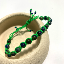 Load image into Gallery viewer, Adjustable Green Blue Bracelet
