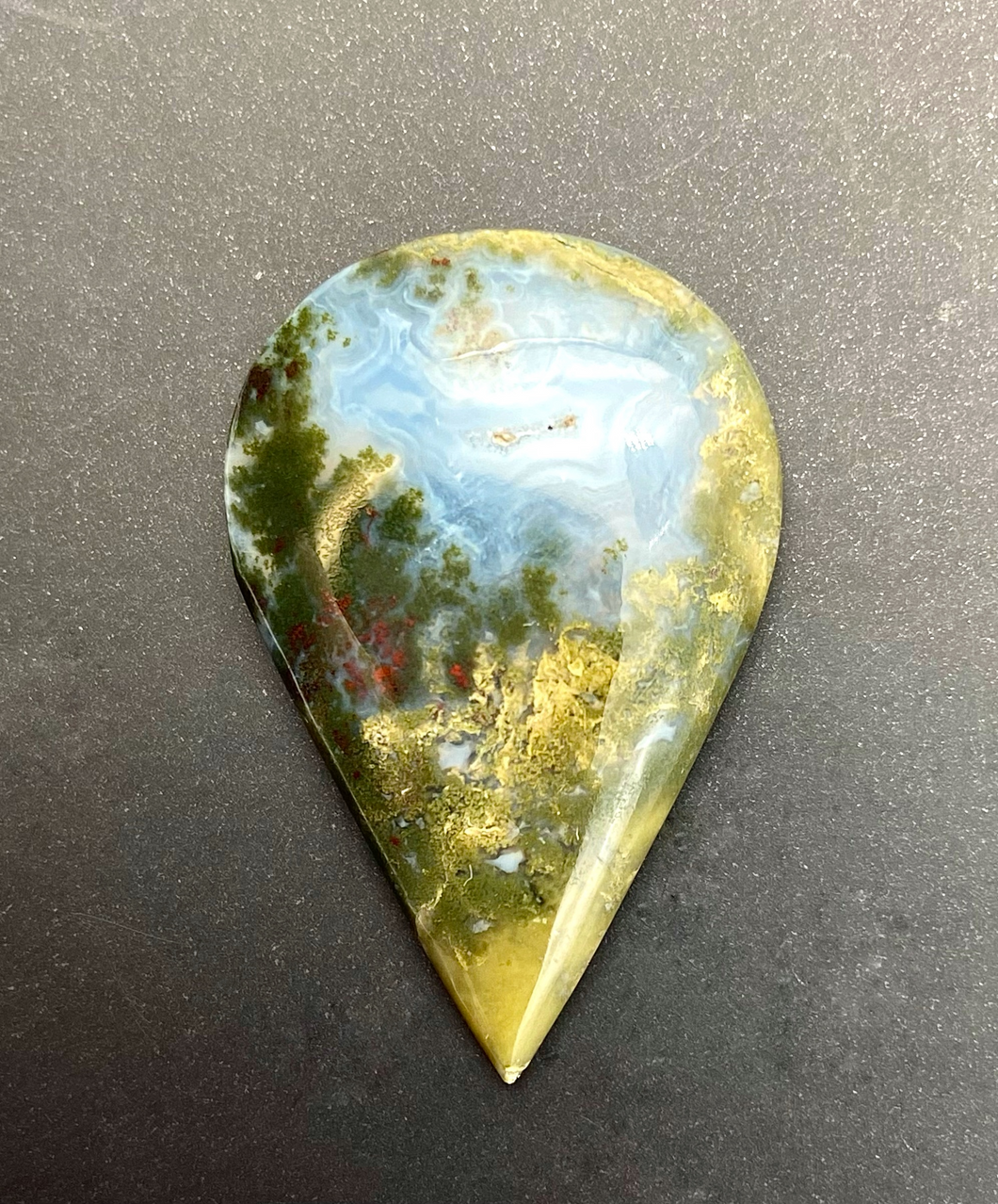 Natural Indonesia Moss Agate Stone