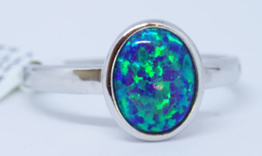 1 IL Opal 0.5Ct Ring