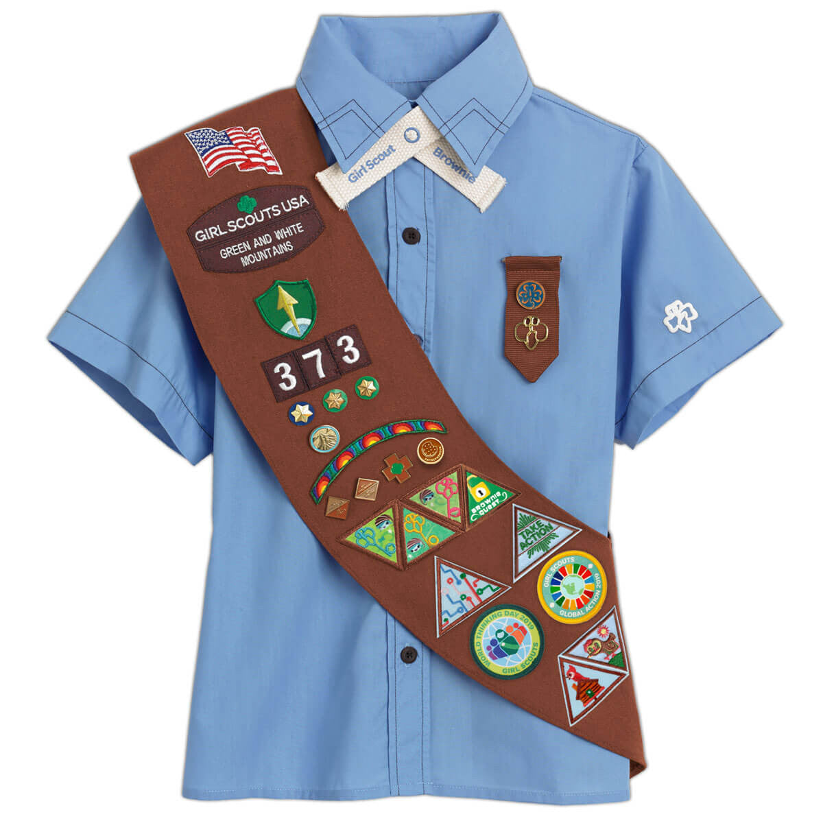 girl scouts brownie sash
