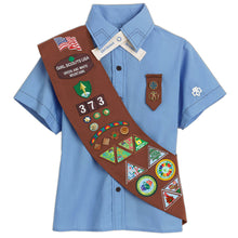 Load image into Gallery viewer, girl scouts brownie sash
