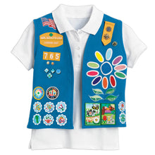 Load image into Gallery viewer, girl scout daisy vest
