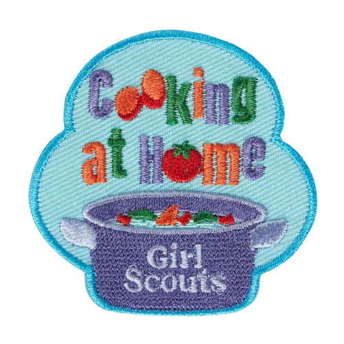 cooking at home iron on patch