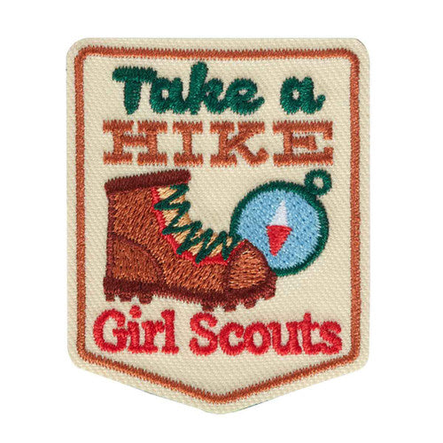 take a hike iron on patch