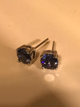 Load image into Gallery viewer, Eco-Friendly CZ Birthstone SS925 earrings
