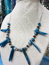 Load image into Gallery viewer, Free Spirits - Kyanite with natural stone beads necklace
