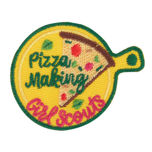pizza making stone iron on patch