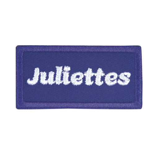 juliettes iron on patch