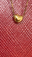 Load image into Gallery viewer, The Millennial Minimalist solid 14k gold heart shaped jewelry
