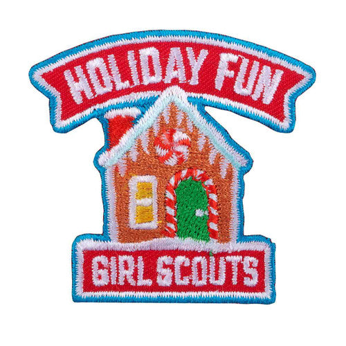 holiday fun gingerbread iron on patch