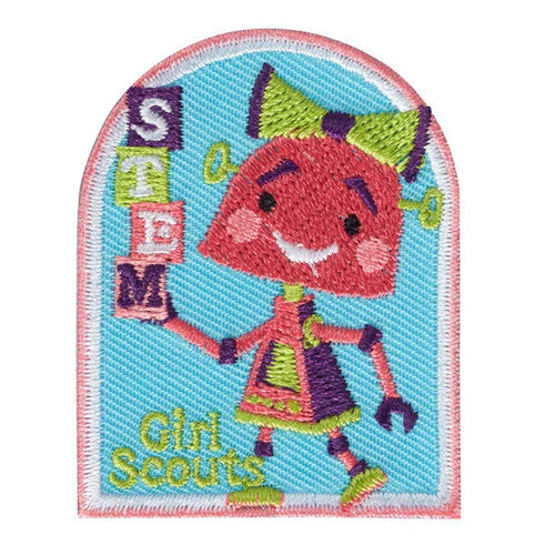 stem smiles iron on patch