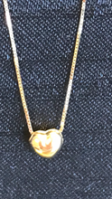 Load image into Gallery viewer, The Millennial Minimalist solid 14k gold heart shaped jewelry
