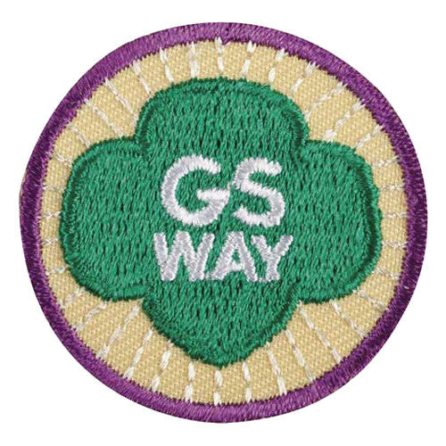 junior girl scout way badge