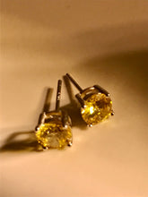 Load image into Gallery viewer, Citron Stud SS925 Earrings
