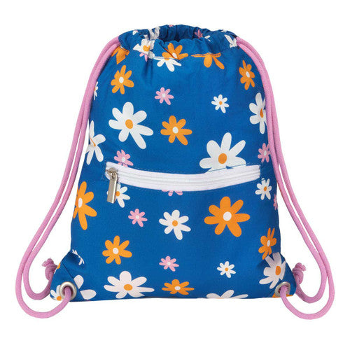 daisy drawstring bag