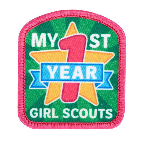 my first year star sew on patch