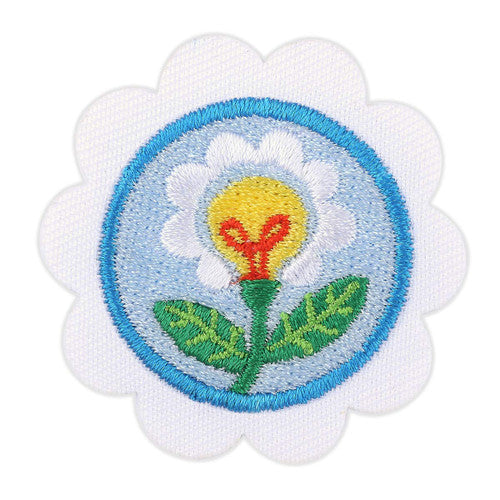 daisy toy business designer badge