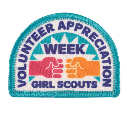 volunteer appreciation week hands sew on patch